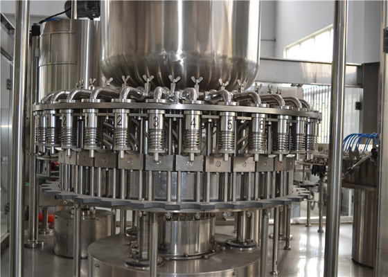 Orange Juice Machine Liquid Juice Filling Machine For Glass Bottle / PET Bottle