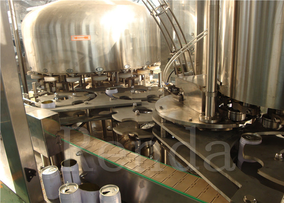 Electric 110V Can Filling Machine for Juice , Can Packing Machine for Gas Filling Machine