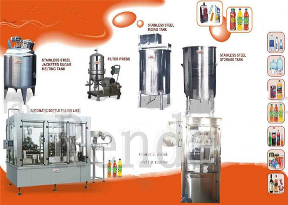 Customized Bottle Filler Juice Filling Machine for Washing Filling Capping 3 in 1 10000BPH