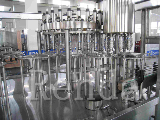 High Filling Speed 5KW 3000kg Juice Filling Machine / Equipment 110V 220V 380V